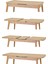 Deniz Sandalye Avanos Ahşap Mdf Açılır Mutfak Masası Takımı - 70 x 120+30 cm 5