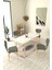 Deniz Sandalye Avanos Ahşap Mdf Açılır Mutfak Masası Takımı - 70 x 120+30 cm 2