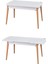 Deniz Sandalye Avanos Ahşap Mdf Açılır Mutfak Masası Takımı - 70 x 120+30 cm 4