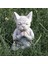 Meditasyon Köpek Heykeli Buda, Fransız Bulldog Meditasyon Heykeli, Meditasyon Bulldog Reçine Süsleme, Yoga Bulldog Süsleme (Yurt Dışından) 2