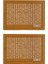 2pcs Ahşap Kuma - Para Hedefleri ve Numaraları ile Yeniden Kullanılabilir Kuma (Yurt Dışından) 1