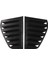Arka Yan Cam Panjur Arka Üçgen Pencere Köpekbalığı Yanak Dekorasyon Çıkartması Vw Vw Golf Golf/r Gtı Mk6 2010-2014 (Yurt Dışından) 4