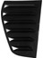 Arka Yan Cam Panjur Arka Üçgen Pencere Köpekbalığı Yanak Dekorasyon Çıkartması Vw Vw Golf Golf/r Gtı Mk6 2010-2014 (Yurt Dışından) 5