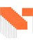 50 Paket Işaretleme Bayrakları, Turuncu Bahçe Bayrakları 15X4X5 Inç, Işaret Bayrakları, Çim Bayrakları Işaretleyicileri, Sulama Bayrakları, Peyzaj Bayrakları (Yurt Dışından) 1