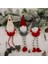 3 Paket Noel Yüzü Olmayan Uzun Bacak Gnome Santa Noel Ağacı Asılı Damla Süs Bebek Süslemeleri Ev Kolye Hediyeler Için (Yurt Dışından) 3