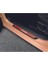 Chevrolet Spark 1998-2022 Modeller Old Kırmızı Kapı Eşiği 4 Parça Krom Yazılı 5