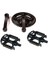 Bisiklet 3 Lü Aynakol 42T & Alüminyum Siyah Bilyalı Pedal Set 1