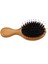 Domuz Kılı Saç Fırçası Mini Doğal Kayın Ağacı Saplı Yastık Anti-Statik Masaj Saç Açma - Cep/seyahat Boyutu Için (Yurt Dışından) 3