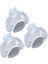 3 Adet Kıvırcık Saç Kurutma Için Net Plopping Cap, Bone, Saten Difüzör (Yurt Dışından) 3