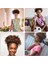 Scrunchies Ayarlanabilir Kaymalı Siyah Saten Saç Bağları Kalın Kıvırcık Doğal ve Uzun Afro At Kuyruğu Stilleri Için 5 Adet (Yurt Dışından) 5