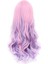 Gökkuşağı Uzun Dalgalı Cosplay Peruk Gradient Isıya Dayanıklı Elyaf Doğal Sentetik Saç Tam Ombre 70CM (Yurt Dışından) 1