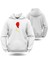 Kalp Kilidi Sevgililer Günü Slimfit Kapüşönlu Erkek Sweatshirt 7016E 1