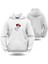 Mickey Mause Sevgililer Günü Slimfit Kapüşönlu Hoodie Kadın Sweatshirt 7007K 1