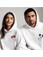 Mickey Mause Sevgililer Günü Slimfit Kapüşönlu Hoodie Kadın Sweatshirt 7007K 2