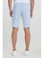 Slim Fit Dar Kesim Yan Cepli Gofre Desenli Şort 5