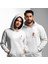 Örümcek Adam Ağ Sevgililer Günü Slimfit Kapüşönlu Hoodie Kadın Sweatshirt 7010K 2