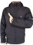 Siyah 5 Cepli Kapüşonlu Softshell Soğuk Geçirmez Mont 2
