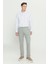 Comfort Fit Rahat Kesim Yan Cepli Desenli Beli Lastikli Pantolon 3