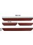 Chevrolet Kalos 2002-2007 Modeller New Karbon Kapı Eşiği 4 Parça Yazılı 5