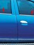Dacia Sandero Stepway 2013-2019 Modeller Arası Krom Cam Çıtası 4 Parça Paslanmaz Çelik 2