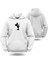 Mickey Mause Sevgililer Günü Slimfit Kapüşönlu Hoodie Kadın Sweatshirt 7011K 1