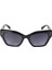 Ferfarani Ff 429 800J 49 Kadın Cat Eye Siyah Kemik Güneş Gözlüğü 2