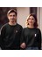 Örümcek Adam Ağ Sevgililer Günü Bisiklet Yaka Kadın Slimfit Sweatshirt 7010K 2