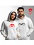 Sonsuz Sevgi Sevgililer Günü Slimfit Kapüşönlu Hoodie Kadın Sweatshirt 7008K 2