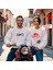 Sonsuz Sevgi Sevgililer Günü Bisiklet Yaka Erkek Slimfit Sweatshirt 7008E 2