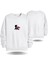 Kalp Puzzle Görselli Sevgililer Günü Bisiklet Yaka Kadın Slimfit Sweatshirt 7012K 1