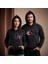 Kalp Puzzle Görselli Sevgililer Günü Slimfit Kapüşönlu Hoodie Kadın Sweatshirt 7012K 2