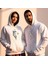 Arslan Görselli Sevgililer Günü Slimfit Kapüşönlu Erkek Sweatshirt 7017E 2