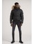 Slimfit Kürklü Kapşonlu (Kürk ve Kapşon Çıkmalı) Beli Lastikli Şişme Mont 1