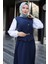 Asile Yelek Etek Ikili Takım 1341 - Saks Mavisi 2