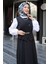Asile Yelek Etek Ikili Takım 1341 - Siyah 2