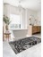 Dekoratif Özel Tasarım Yıkanabilir,ince, Kaymaz Tabanlı, Modern Halı KECE-FR89 4