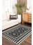Dekoratif Özel Tasarım Yıkanabilir,ince, Kaymaz Tabanlı, Modern Halı INFKECE07 2