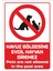 "pets Are Not Allowed In The Pool Area - 25X35 cm Dekota Levha" 1