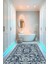 Dekoratif Özel Tasarım Yıkanabilir,ince, Kaymaz Tabanlı, Modern Halı KECE-FR72 4