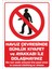 "do Not Walk Around The Pool Area In Casual Clothing Or Shoes - 25X35 cm Dekota" 1