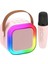 Karaoke Hoparlör 5W Tf Kart/usb/tws/ses Değiştirme Özellikli Mikrofonlu Rgb Işıklı Bluetooth Speaker 1