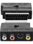 Scart Adaptör Swıchli (In-Out) Elektromer (4741) 1