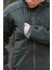 Haki 5 Cepli Kapüşonlu Softshell Soğuk Geçirmez Mont 4