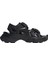 Siyah Kadın Sandalet Asmc Hıka Sandal Canvas IE3540 1