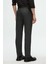 Ds Damat Slim Fit Antrasit Armürlü Kumaş Pantolon 4