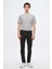 Super Slim Fit Gri Denim Pantolon 4