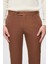 Camel Gabardin Kumaş Pantolon 2