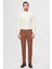 Camel Gabardin Kumaş Pantolon 4