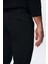 Slim Fit Siyah Armürlü Chino Pantolon 5