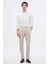Ds Damat Slim Fit Bej Düz Jogger Pantolon 3